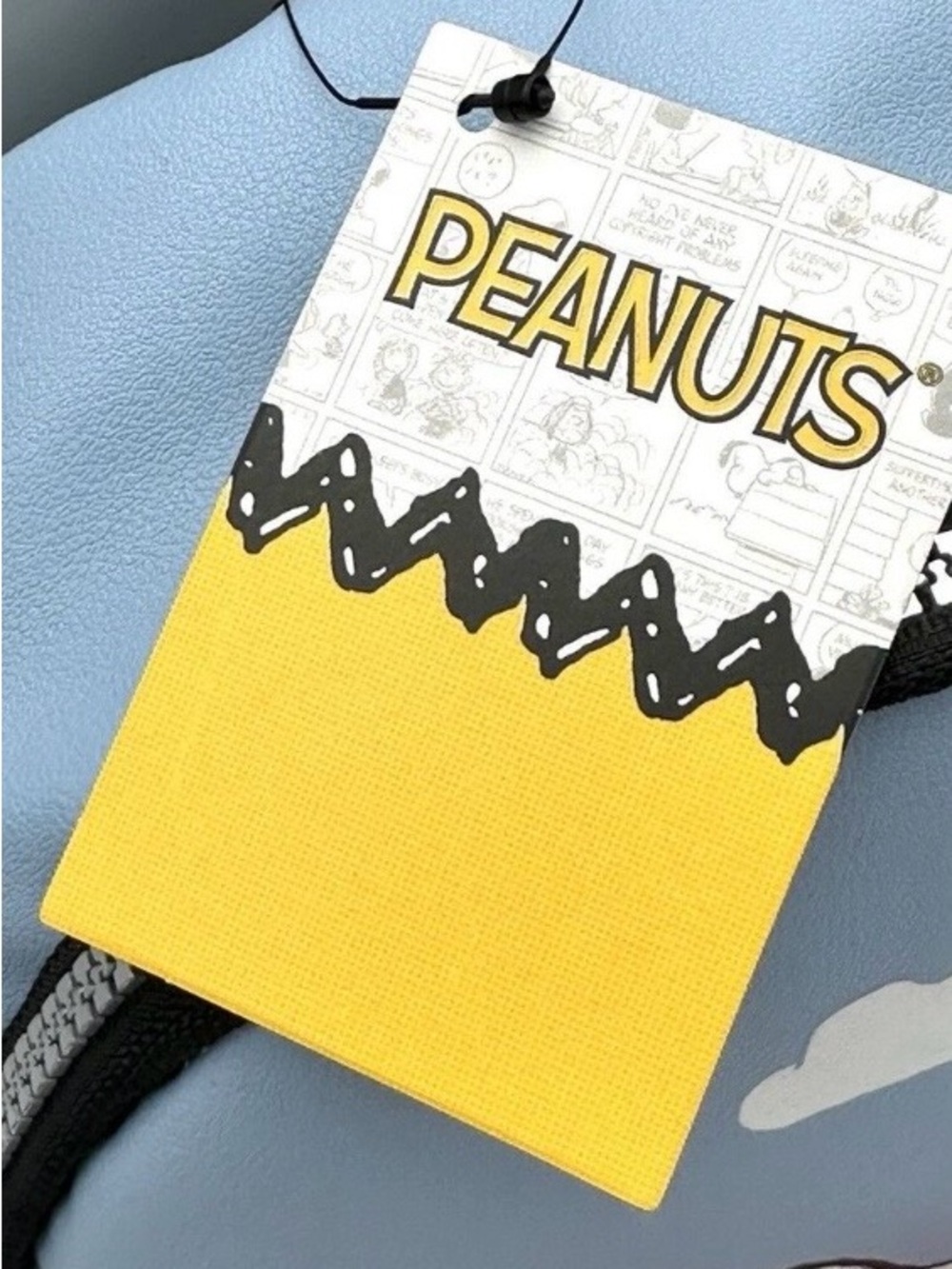 Peanuts Sleeping Snoopy Doghouse Faux Leather Mini Backpack Purse Diaper Bag NWT - Picture 9 of 10